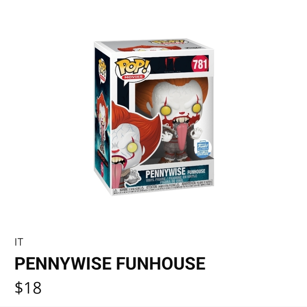 Pennywise limited edition funhouse